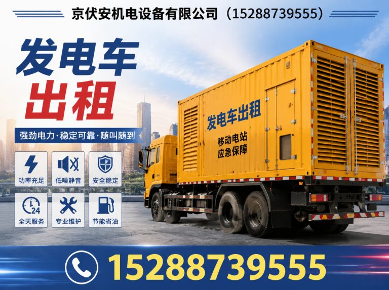 恩施发电机出租展示图