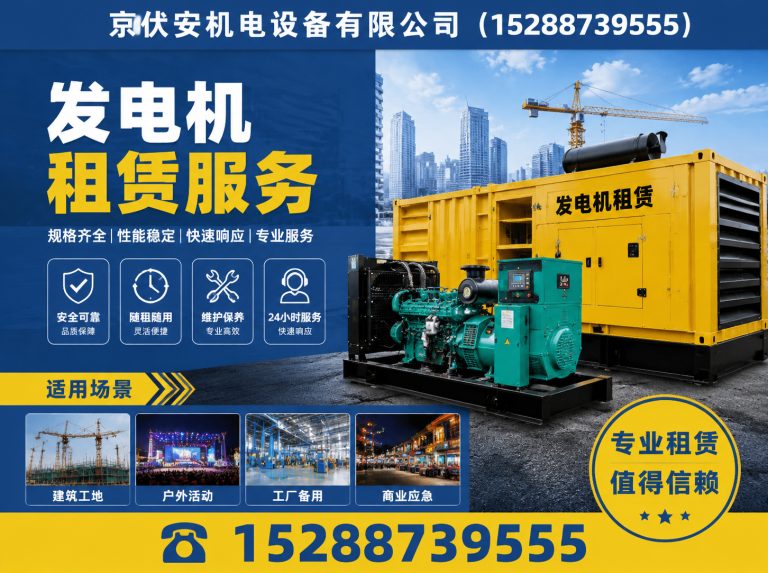 恩施发电车租赁展示图